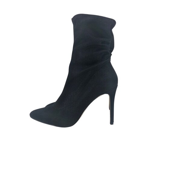 Jewel Badgley Mischka Ronnie Evening Stiletto Heel Booties Size 6.5 Black New - Picture 4 of 9